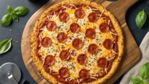 Can Chicken Pizza Crust Recipe: The Viral Low-Carb Pizza Americans Are Loving 18 Adding pizza sauce and cheese to pre-baked chicken pizza crust