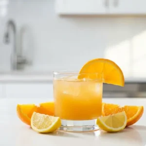 Amaretto Sour Recipe 14 Amaretto Stone Sour cocktail with orange slice garnish and bright citrus colors