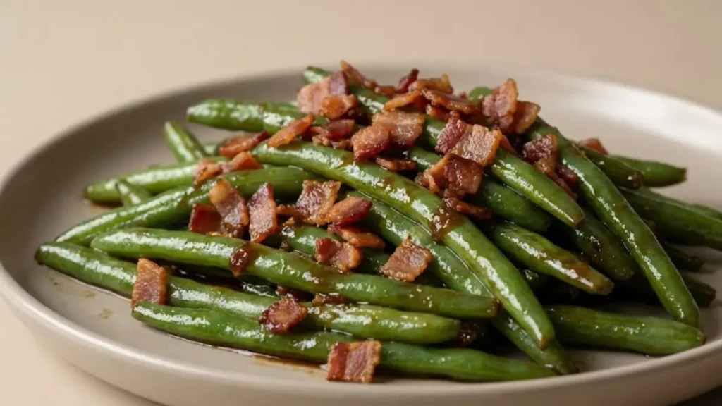 Crack Green Beans Recipe 12 Crack green beans simmered in a caramelized brown sugar butter sauce with bacon - Crack Green Beans Recipe