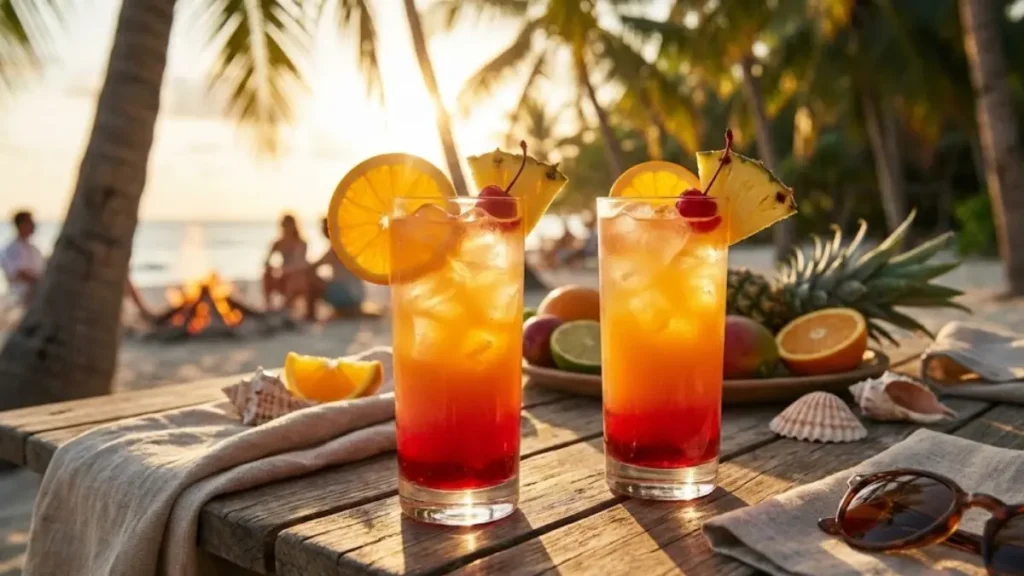 Sex on the Beach Drink Recipe 12 Sex on the beach drink recipe served in a highball glass with ice and citrus garnish