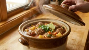 Easy Albondigas Soup Recipe in Crock Pot 20 Cooked albondigas soup in crock pot