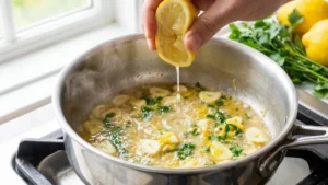 Florida Permit Sauce Recipe 16 Fresh lemon juice and zest added to garlic butter sauce for permit fish