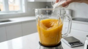 Molecular Gastronomy Recipes 15 Mixing sodium alginate into fruit juice for molecular gastronomy