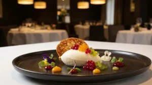 Molecular Gastronomy Recipes 21 Plated molecular gastronomy fruit caviar ready to serve