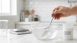Molecular Gastronomy Recipes 17 Preparing calcium bath for molecular gastronomy fruit caviar