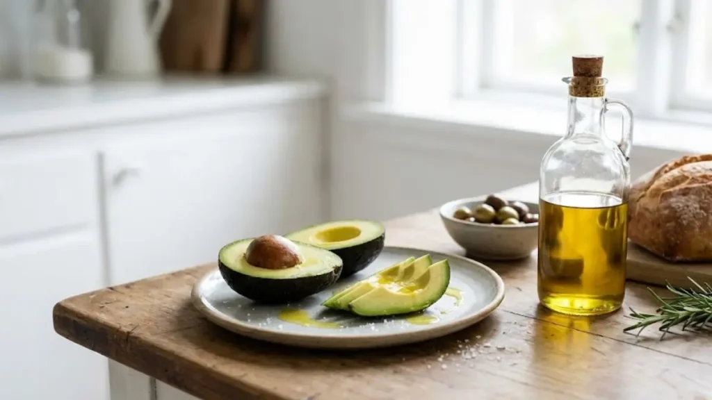 10 Foods That Promote Longevity: Science-Backed Diet for a Longer, Healthier Life 19 Avocado and olive oil, healthy fats that promote longevity and reduce inflammation