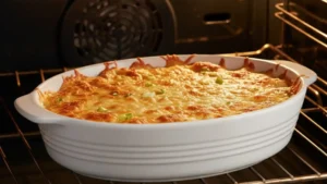 Crab Rangoon Dip Recipe 20 Crab rangoon dip baking until hot and bubbly in the oven