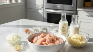 Best Turbriskafil Recipe 14 Ingredients prepared for turbriskafil recipe on kitchen counter.