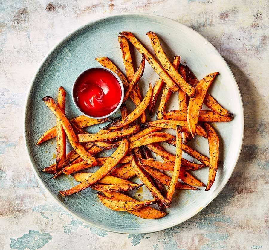 Sweet Potato Recipe 14 Crispy Sweet Potato Fries Recipe (Oven or Air Fryer)