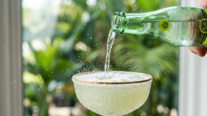 Don Julio Paloma Recipe 9 Adding soda to Paloma cocktail