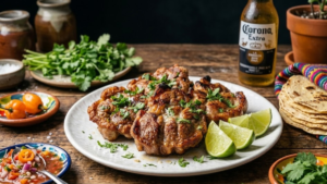 Mollejas de Res Recipe 23 Crispy mollejas de res served with tortillas and lime