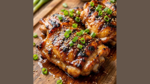 Molokai Chicken Recipe 20 Grilled Molokai chicken resting before serving