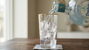 Don Julio Paloma Recipe 6 Pouring Don Julio tequila into glass