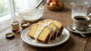 Stock’s Bakery Pound Cake Recipe 24 Sliced Stock’s Bakery pound cake with vanilla icing.