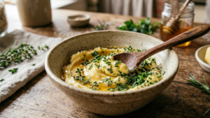 6 Beltane Recipes: Easy & Traditional Dishes for a Magical May Day Feast 12 Honey and herbs mixed into butter for Beltane recipe