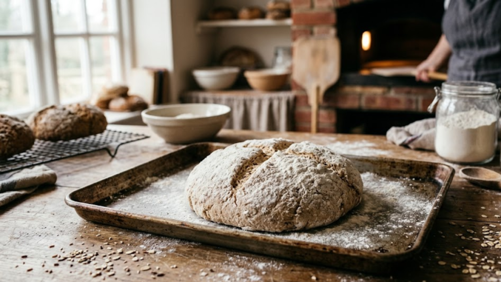 6 Beltane Recipes: Easy & Traditional Dishes for a Magical May Day Feast 3 Irish soda bread dough ready for baking - Beltane Recipes