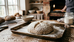 6 Beltane Recipes: Easy & Traditional Dishes for a Magical May Day Feast 11 Irish soda bread dough ready for baking