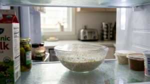 Mazzio’s Ranch Recipe 22 Ranch dressing chilling in refrigerator