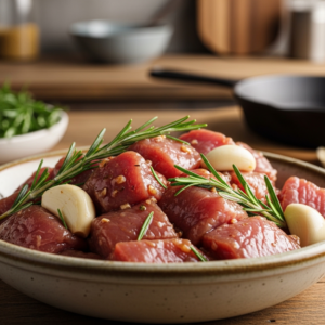 Possum Recipe: A Complete Guide to Cooking Tender, Flavorful Wild Game 15 Possum meat marinating with herbs and spices