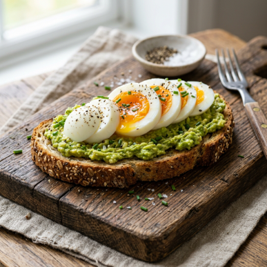10 Weight Loss Recipes That Are Healthy, Delicious, and Easy to Make 13 Healthy avocado egg toast served on whole-grain bread.